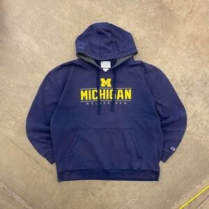 Vintage‎ Michigan Wolverines Champion 2000s College Sportswear Hoodie Size XXL